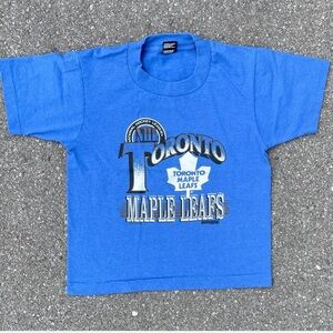 Toronto Maple Leafs NHL 1992 Trench Fruit of The Loom T-Shirt Youth (10-12)